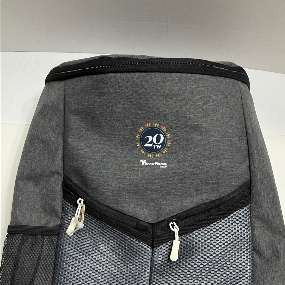 Gray Cooler Backpack with Mesh Pockets - image 3
